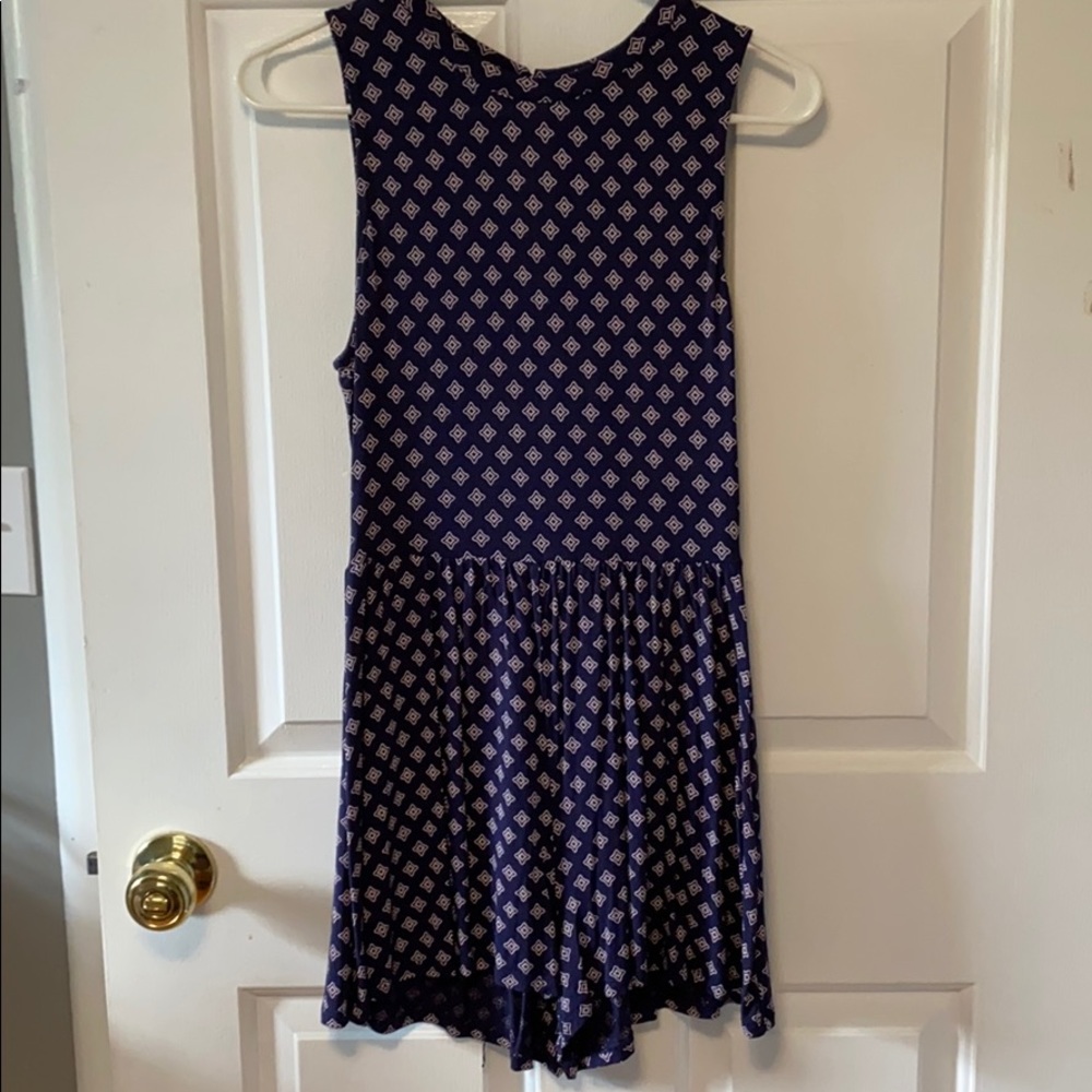 Navy blue romper
